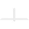 Ekena Millwork Eugene Architectural Grade PVC Gable Bracket, 72"W x 30"H x 2"D x 4"F, 10/12 Pitch GBP072X30X0204EUG00 - alternate 3